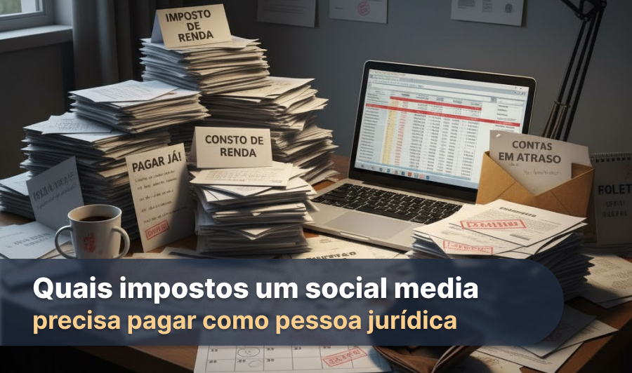 Impostos para social media