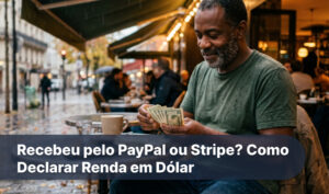recebeu em dolar